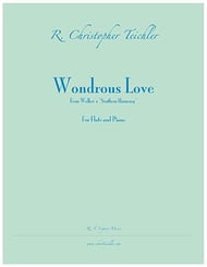 Wondrous Love Flute and Piano EPRINT cover Thumbnail